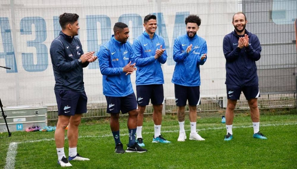 Зенит - Црвена Звезда товарищеский матч