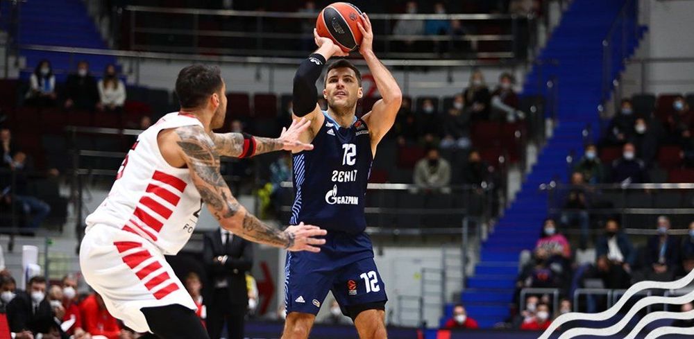 Зенит победил Олимпиакос в Евролиге