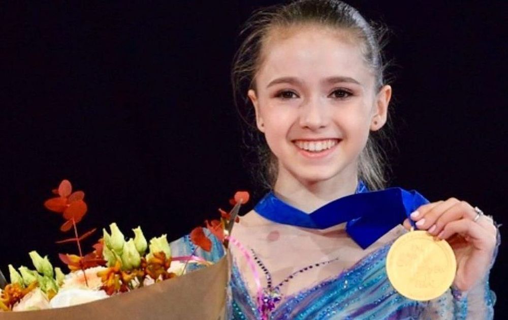 Валиева исполнила тройной аксель на тренировке