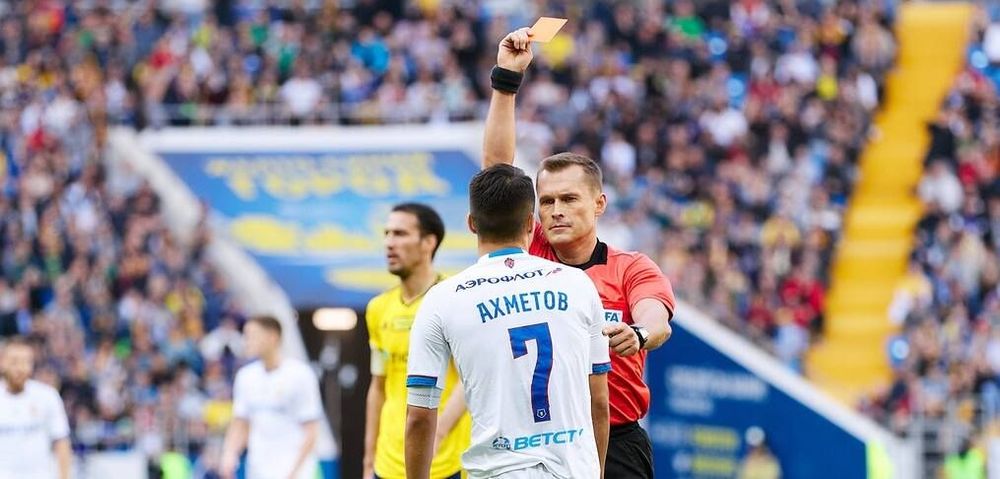 Игорь Федотов: Ахметова правильно удалили, за фол Карпова надо было давать желтую