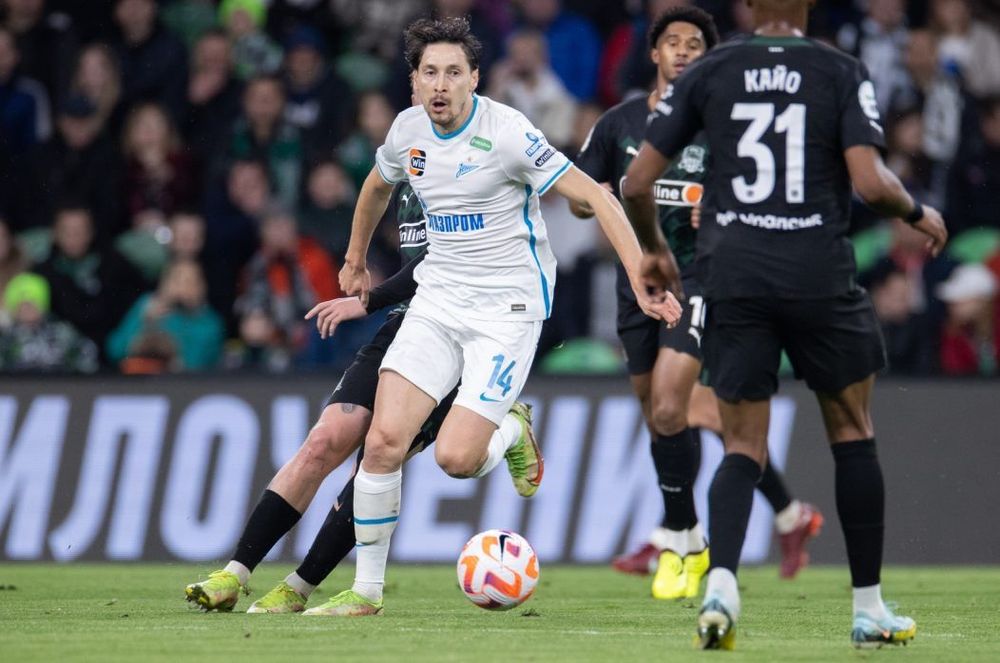 Гол Кузяева с пенальти принес «Зениту» победу в матче против «Краснодара»