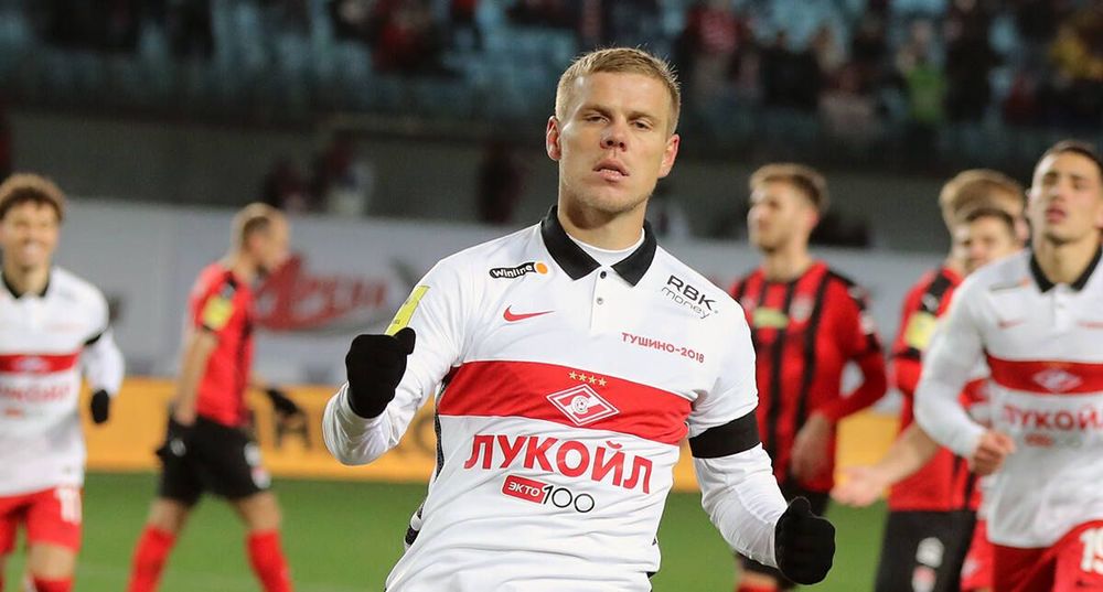 «Матч ТВ»: Кокорин вернет 30-40% от подъемных «Спартаку», если не забьет 10 голов за сезон