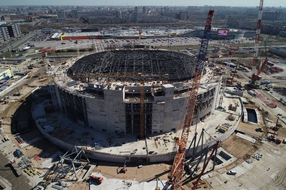 Отмена ЧМ-2023 не затормозит строительство «СКА Арены»