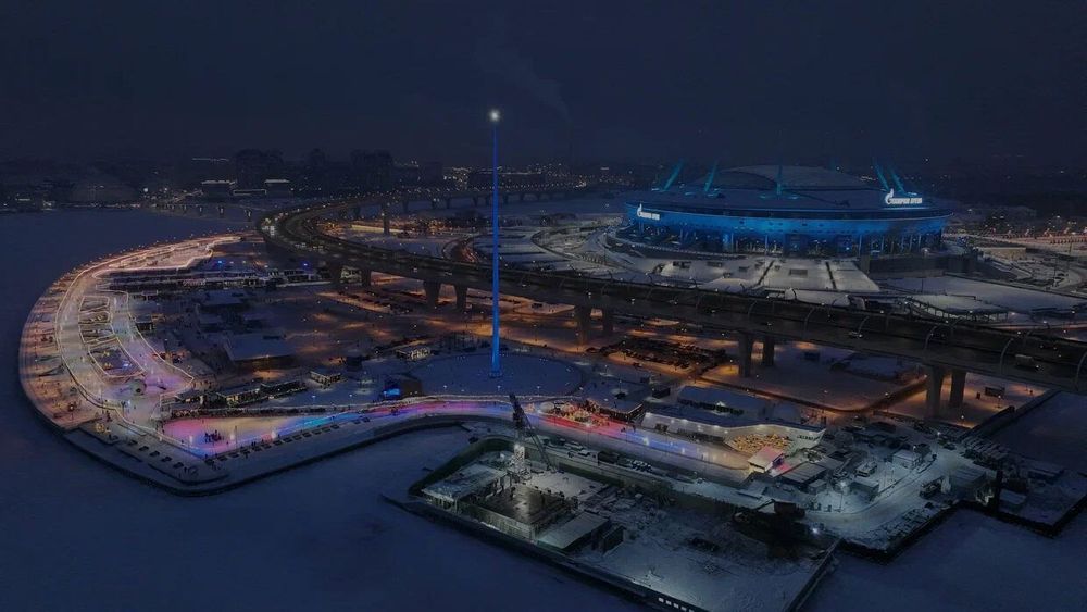 В Санкт-Петербурге открыли самый большой каток в мире