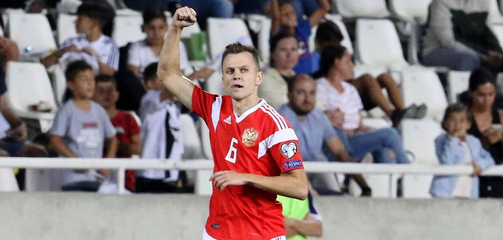 Денис Черышев не видит проблем в том, что игра с Данией пройдет в Копенгагене