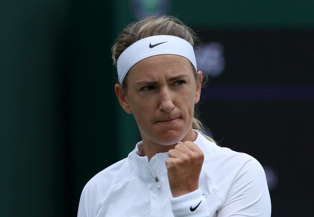 Виктория Азаренко на пресс-конференции на Уимблдоне Виктория Азаренко на пресс-конференции на Уимблдоне