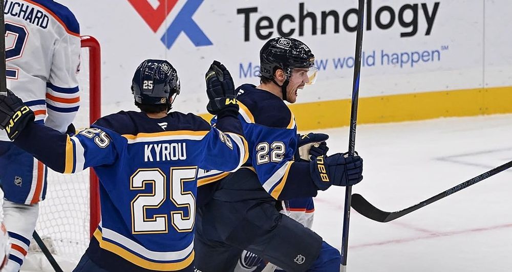 «Сент-Луис» одержал волевую победу над «Эдмонтоном»