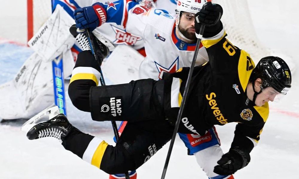 Две шайбы Лайпсика помогли СКА обыграть «Северсталь»