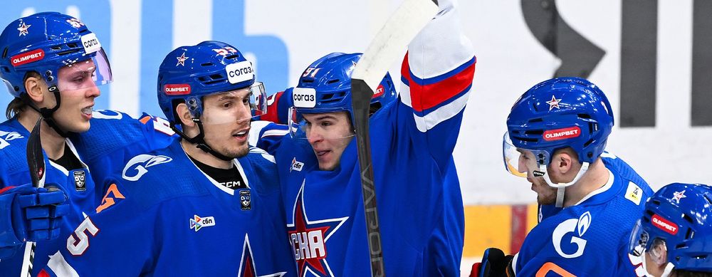 СКА победил «Металлург» и поднялся в зону плей-офф КХЛ