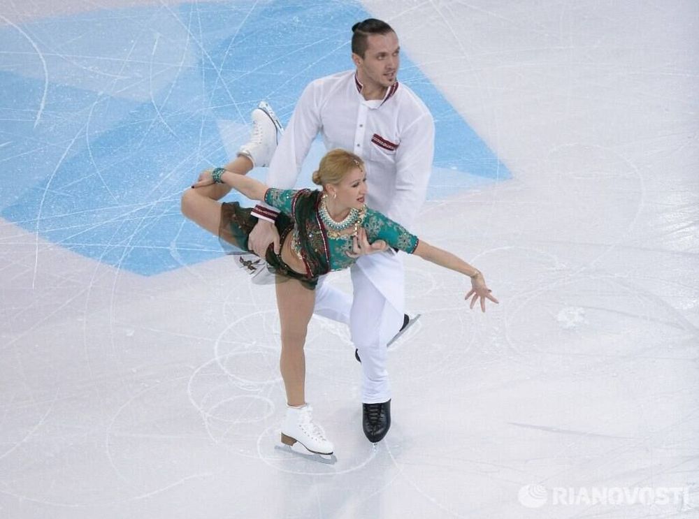Максим Траньков и Татьяна Волосожар заняли третье место в короткой программе