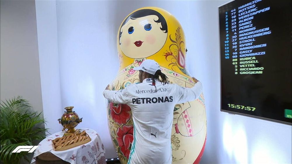 Хэмилтон выиграл Гран-при России, Квят – 12-й