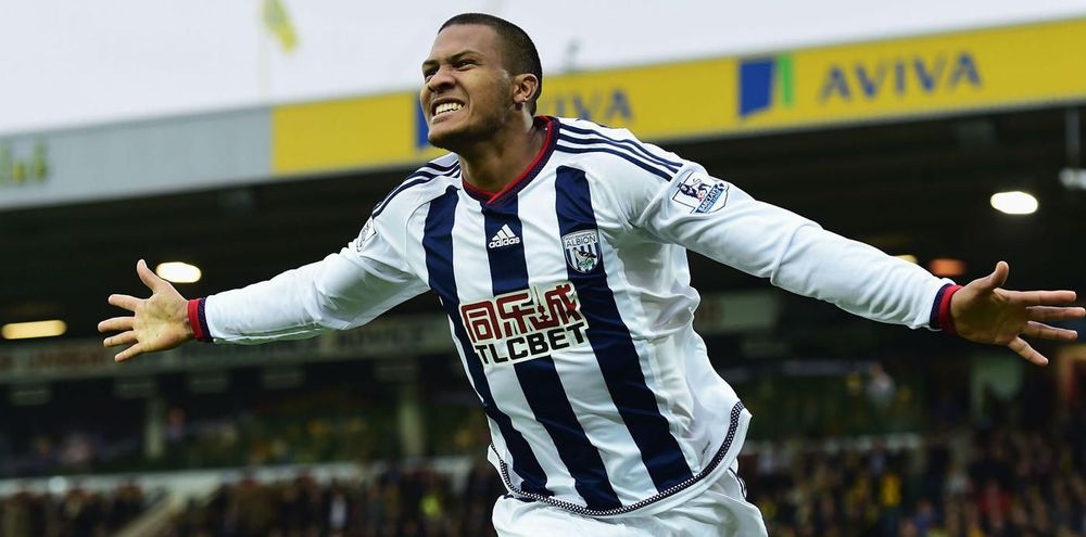 Rondon is looking for his feet at West Bromwich Albion