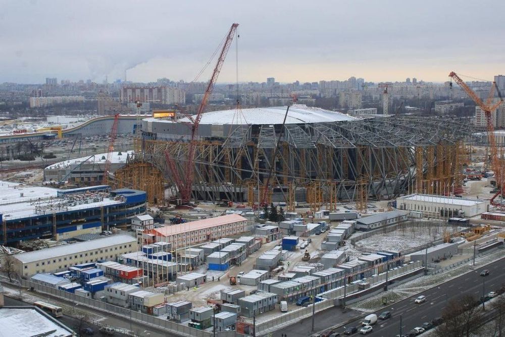 Готовность «СКА Арены» составила более 85 процентов