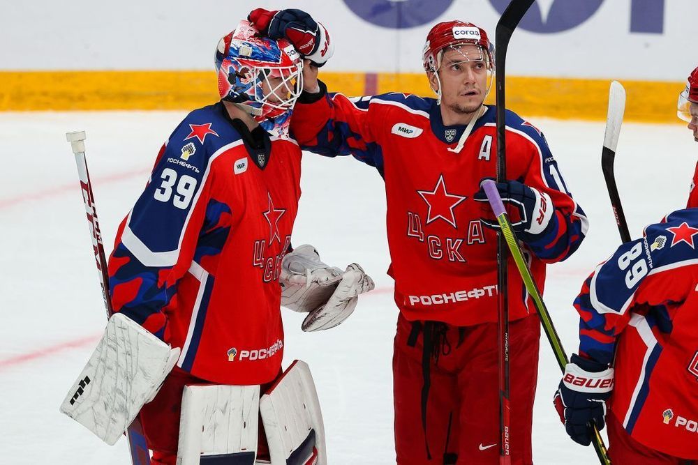 Вратарь ЦСКА Федотов одержал первую победу после возвращения в КХЛ Вратарь ЦСКА Федотов одержал первую победу после возвращения в КХЛ