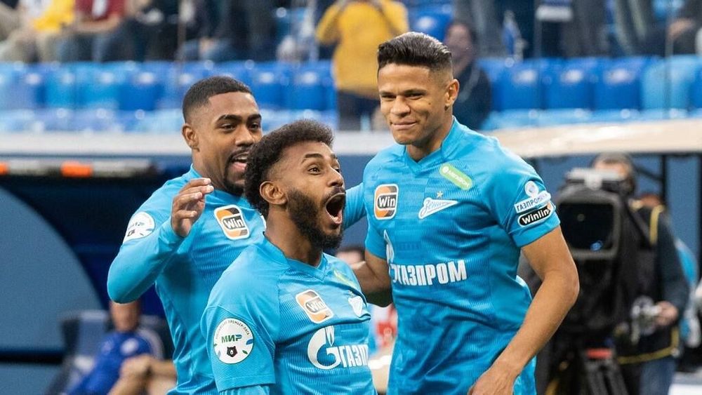 Зенит в турнирной таблице чемпионата России, 9 тур