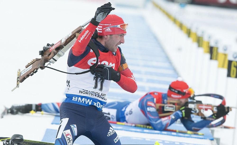 Кубок мира по биатлону. Гараничев забыл палки