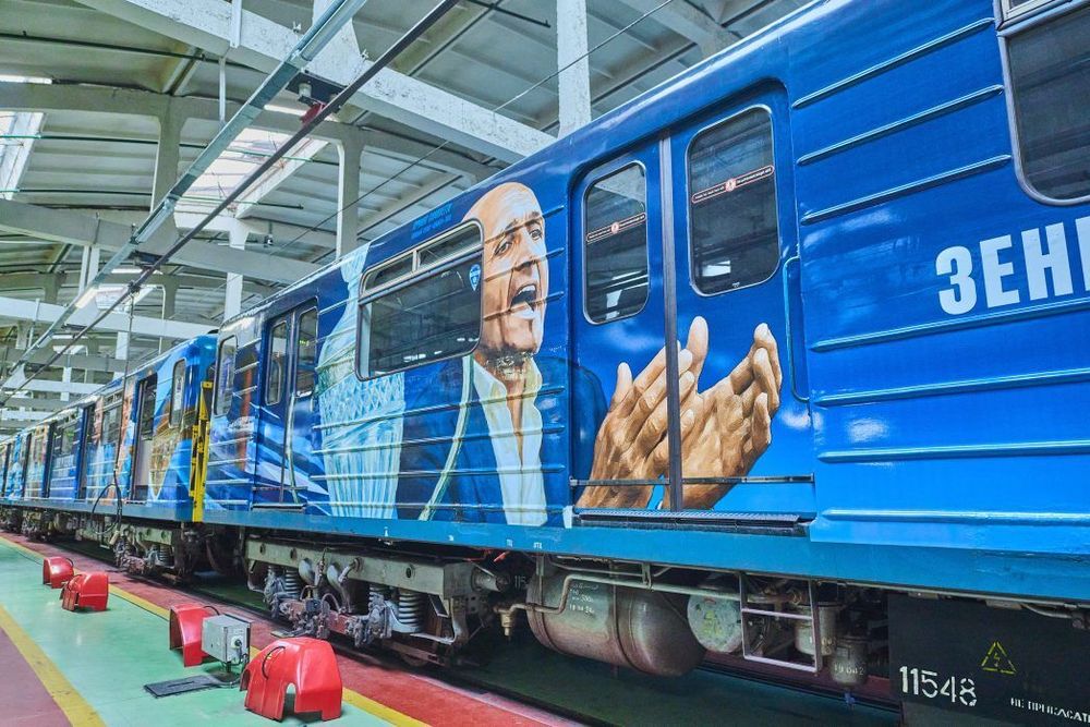 «Сине-бело-голубая стрела»: проект века от «Зенита» и «Газпрома» совместно с Петербургским метрополитеном