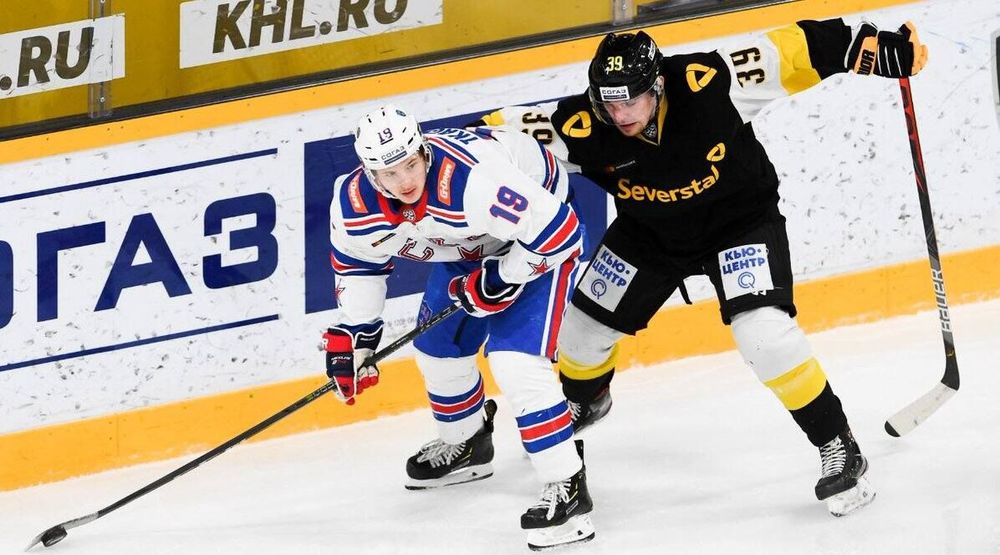 СКА проиграл «Северстали» и не смог выйти на первое место в КХЛ