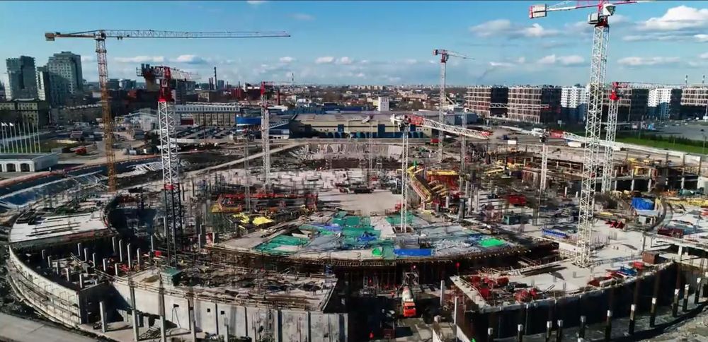 Что происходит на «СКА Арене»? Появились фотографии со строительства