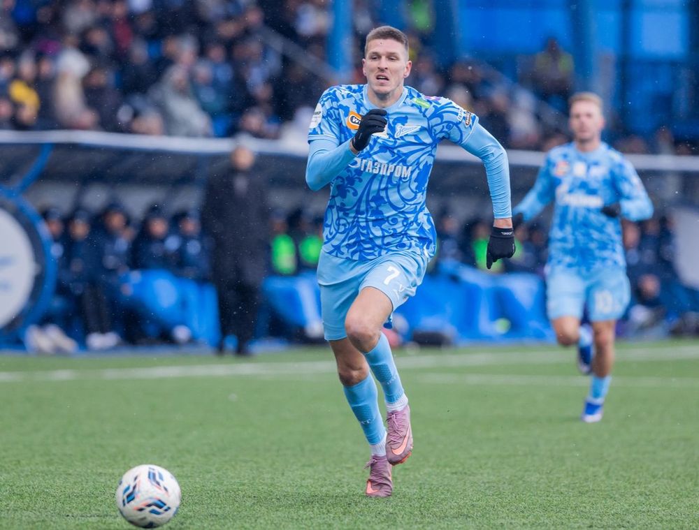 Нападающий «Зенита» Соболев прокомментировал 100-й гол в своей карьере