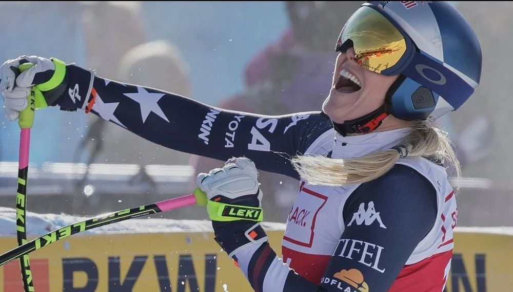 Американка Вонн установила рекорд в 41 год на этапе Кубка мира