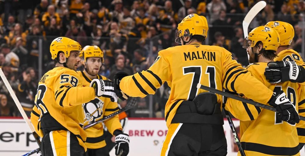 Шайба Чинахова помогла «Питтсбургу» разгромить «Вегас» в матче НХЛ, у Малкина передача