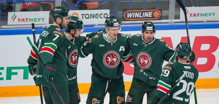 «Ак Барс» разгромил «Спартак» в матче КХЛ