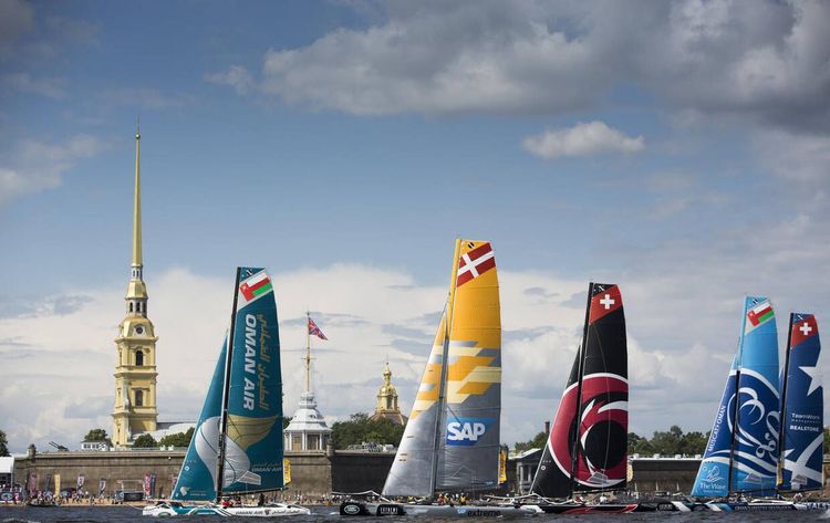 Гонки Extreme Sailing Series возвращаются в Петербург на «парящих» катамаранах