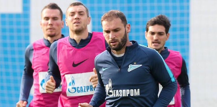 «Зенит» тренировался без Жиркова, Анюкова, Ерохина. Участие Лунева в матче с «Динамо» под вопросом