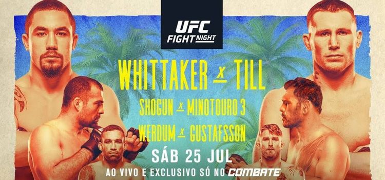 UFC Fight Island 3: претендентский бой Уиттакера, дебют Густафссона в тяжелом весе и трилогия Руа-Ногейра