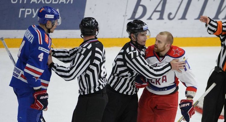 Руководство ЦСКА недовольно судейством в третьем матче серии со СКА
