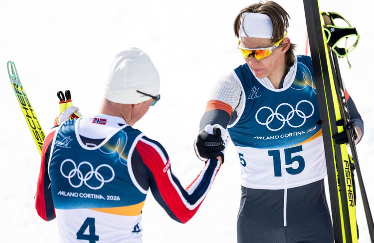 Олимпийская чемпионка Баранова переживала за Коростелёва в скиатлоне