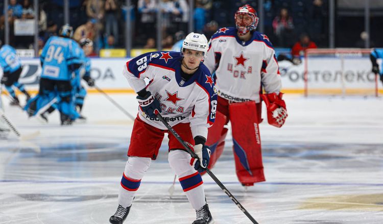 ЦСКА потерпел третье поражение подряд в КХЛ, уступив минскому «Динамо»