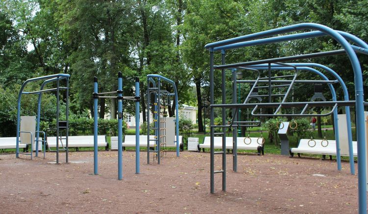 Таврический сад – историческое место, где можно заняться футболом и воркаутом