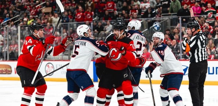 «Коламбус» одолел «Нью‑Джерси», у Грицюка и Проворова по голевой передаче