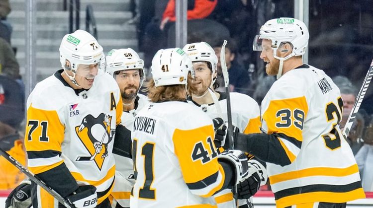 «Питтсбург» одолел «Филадельфию», у Малкина две результативные передачи