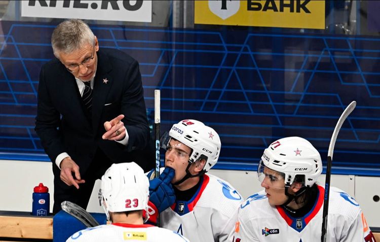 Тренер СКА Ларионов: ЦСКА «построил автобус» у ворот
