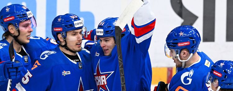 СКА победил «Металлург» и поднялся в зону плей-офф КХЛ