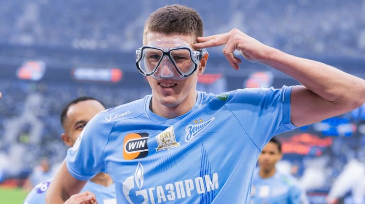 Соболев впервые стал чемпионом России. Два года назад он перешел из «Спартака» в «Зенит»