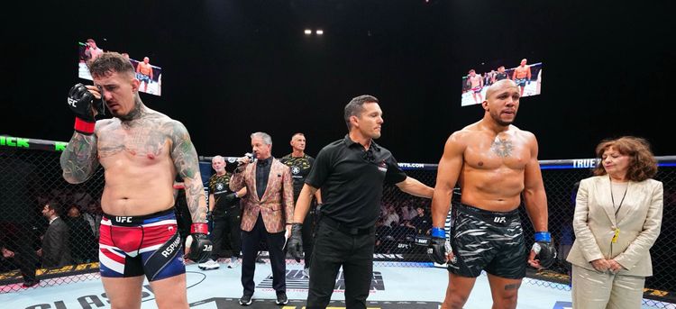 Ган тычком в глаз завершил поединок против Аспинэлла на UFC 321