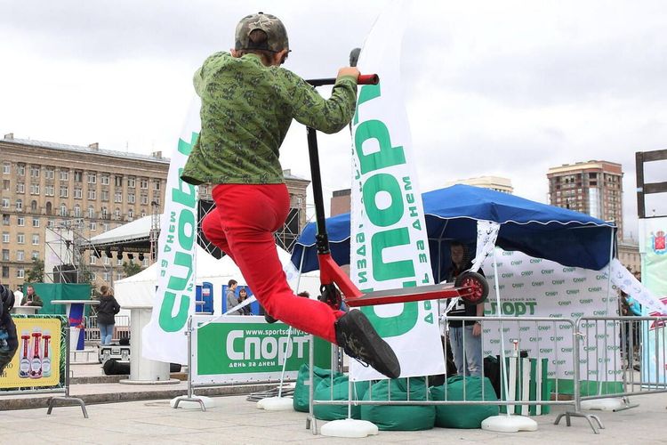 День молодежи в Петербурге: Piter Street Games на Московской площади