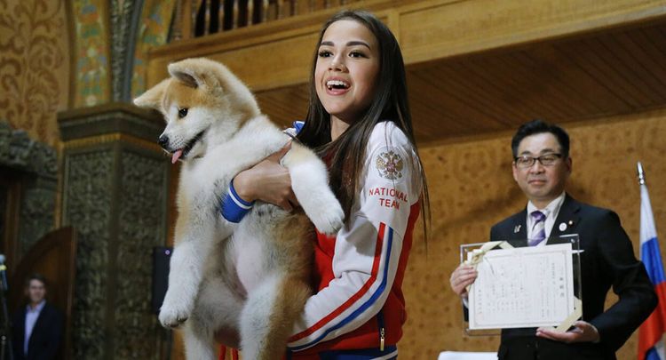 Загитовой привезли друга из Японии