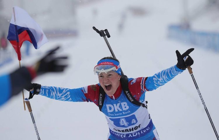 Юрлова-Перхт и Максим Цветков победили в сингл-миксте на чемпионате России