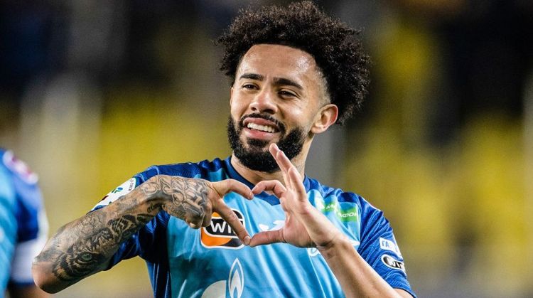 Клаудиньо посетил тренировку «Зенита»