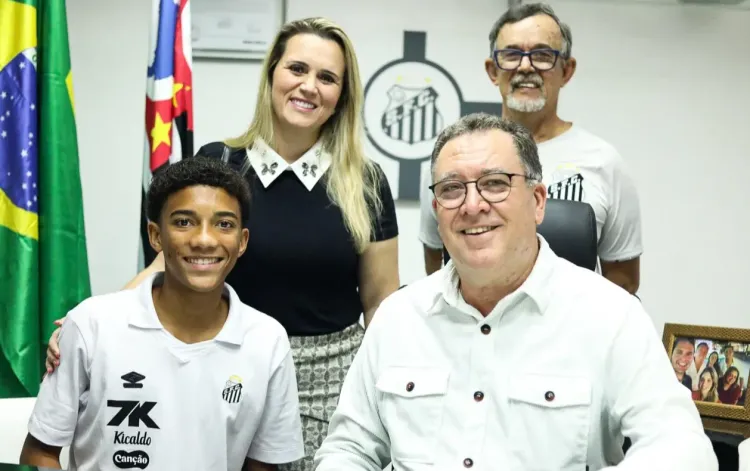 Сын Робиньо продлил контракт с «Сантосом» до 2031 года