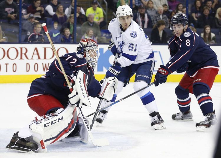 Бобровский подарил «Коламбусу» лучший ноябрь