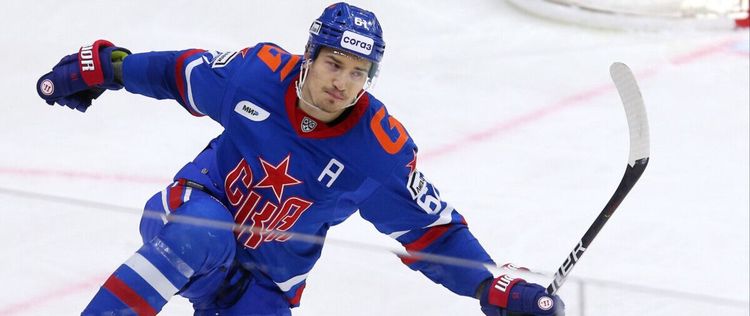 Шайба Хайруллина в овертайме принесла СКА победу над «Локомотивом» в матче КХЛ