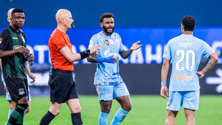 «Зенит» обратился в ЭСК по эпизоду с красной карточкой Педро в матче с «Краснодаром»