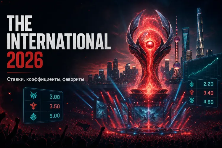Ставки на The International 2026: коэффициенты, фавориты и где делать прогнозы