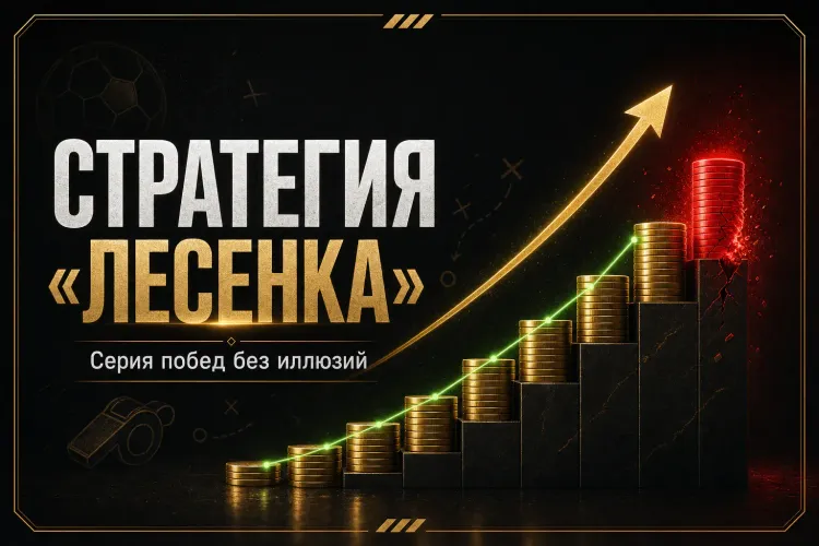 Стратегия «лесенка» в ставках: как собрать серию побед и не обнулить банк